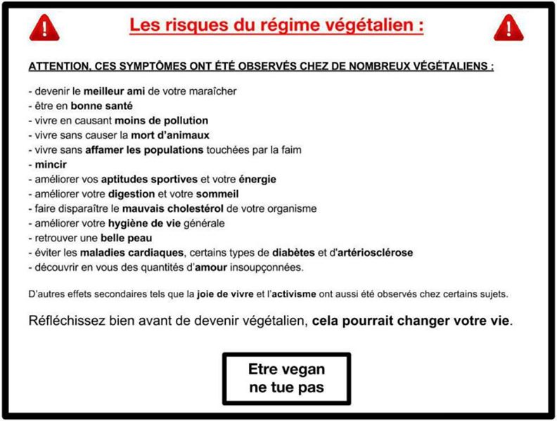 Risque du régime végétarien